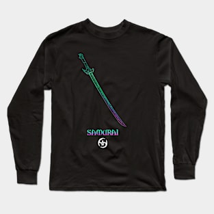 Samurai Fantasy Job Weapon Long Sleeve T-Shirt